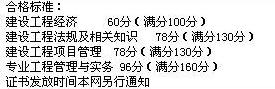 2012大連一級建造師合格標準