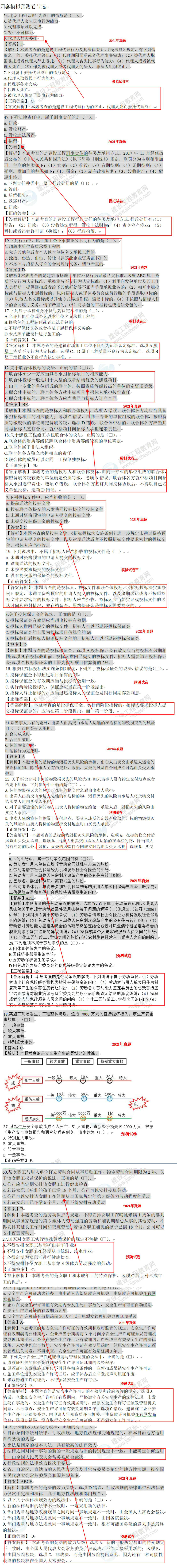 2021年二建《建設工程法規(guī)及相關知識》考后點評(5.29-5.30)_01 2021年二建《建設工程法規(guī)及相關知識》考后點評(5.29-5.30)_01